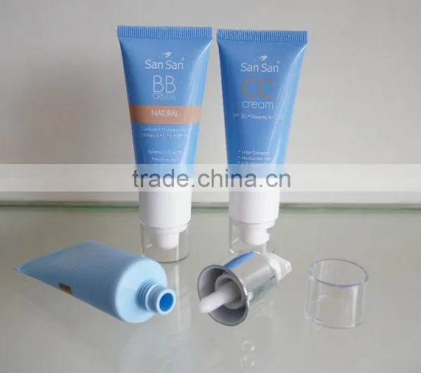 Cosmetic Tubes With Airless Pump Cap,cosmetic Pump Tube photo-5