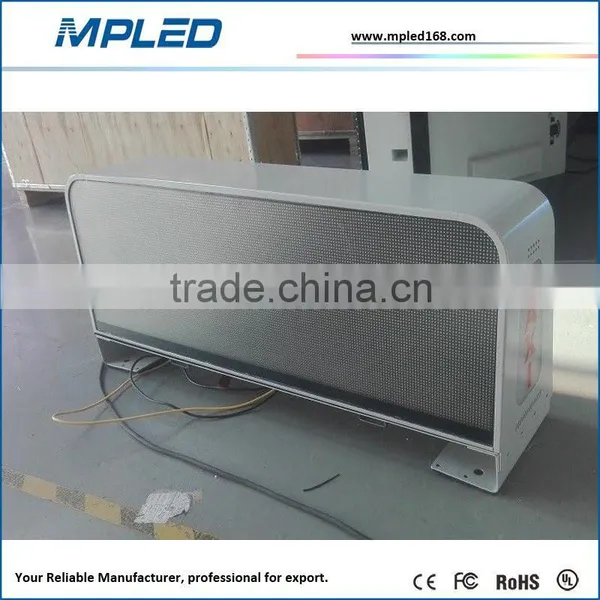WIFI control 2015 taxi top led xxx video xxx 2015 NEW product