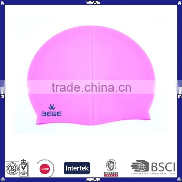Bulk Cheap Cool Pink Swim Cap