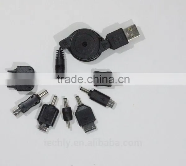 8 Pin Detachable Plug With 1.7x4.75x11mm and 5.5x1.9mm & 0.6x7.4 mm or Other Detachable Ddapter photo-4