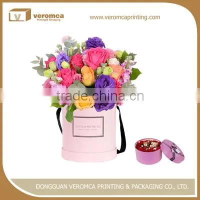 Brand New Flower Boutique Paper Packaging Hat Boxes Packing Boxes Circular Gift Box
