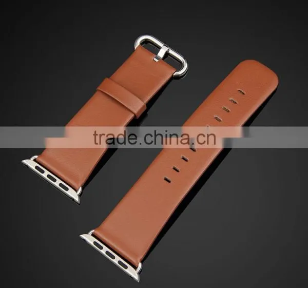 Fashion Series Genuine Leather Watch Band For IWatch Wrist Strap For 42MM Apple Watch MT-4302 photo-2