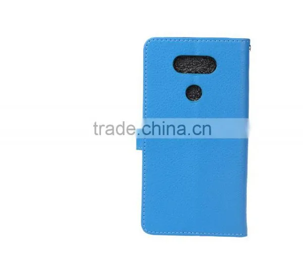 MMT Litchi Grain Wallet Leather Flip Case for LG G5 Photo Frame Holder Leather Case With Card Slot for LG G5 photo-3