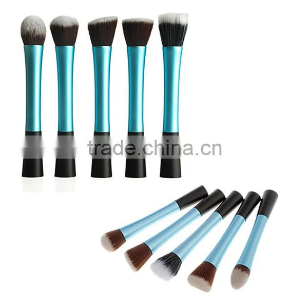 5PCS/SET Thin Waist Pinceaux Maquillage Hot Lady Concealer Dense Powder Blush Brush Facial Care Foundation Waistline Makeup Brus photo-6