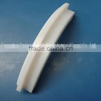 Cnc Machining High Impact Plastic Tivar1000 Uhmwpe Bending Guide Rail photo-2