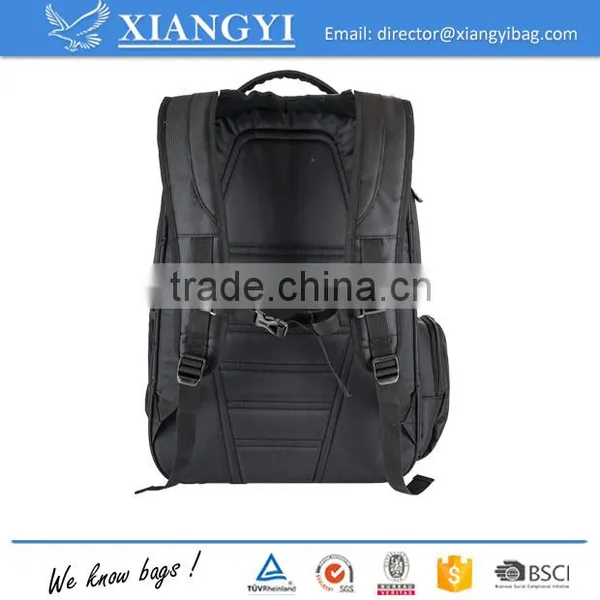 Black Notebook Shoulder Bag Rucksack Backpack 17" Laptop Backpack photo-2