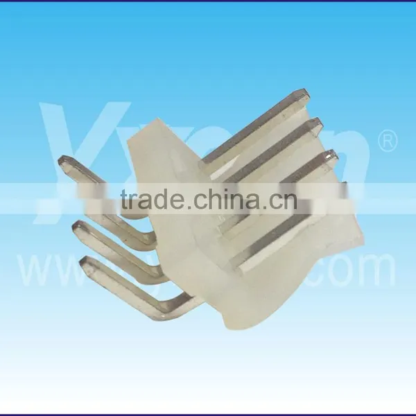 4 Pin Right Angle Single Row Waved Shape Wafer Connector photo-2