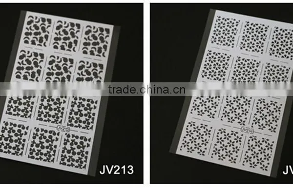 2016 Nail Stencil Guide Vinyl Decal Sticker Nail Stencil Sticker photo-2