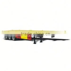 Brand New Tri Axles Flatbed Timber Trailer (heavy Duty) for Angola\Congo