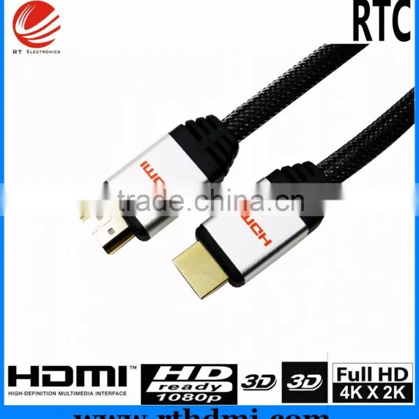 2.0 HDMI Cable Braided Metal Shell With Ethernet Support 3d 4K 2160p Multiple Media photo-2
