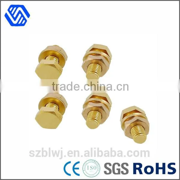 Hex Bolts and Nuts With Washer Brass Bolts and Nuts photo-2