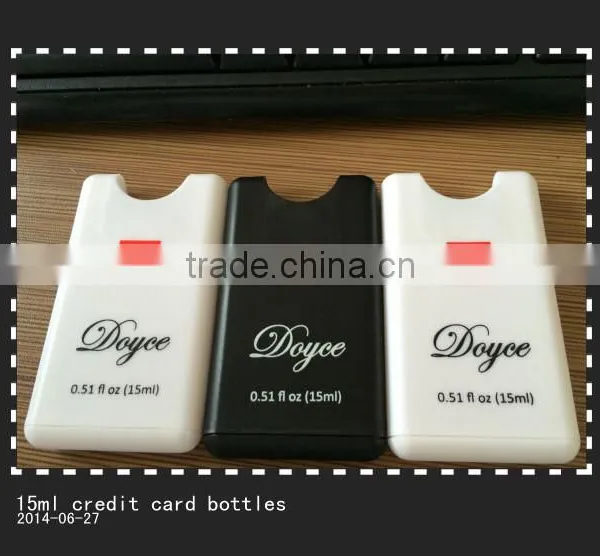 15ML Card Shape Pump Spray Perfume Bottle