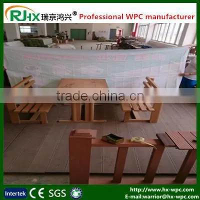 Indoor Commercial Benches With Wood Plastic Composites Furniture photo-4
