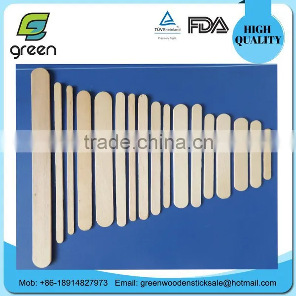114 Flat Ice Cream Sticks,114 Round Edge Wooden Ice Cream Stick Art and Craft photo-6