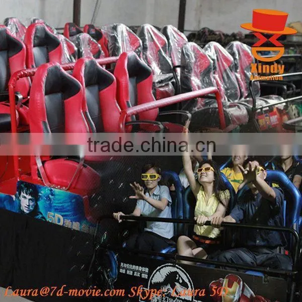 2014 Newest 5D Cinema- Cine 5d Cinema Equipment Theme Park Equipment Motion Rider photo-5