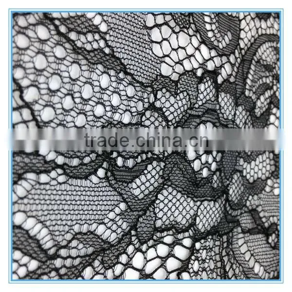 2014 Newest Design Embroidery Lace Curtain Fabric photo-2