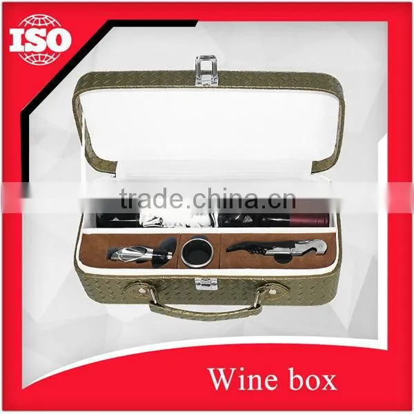 Top Grade Leather Wine Case With Handing photo-4