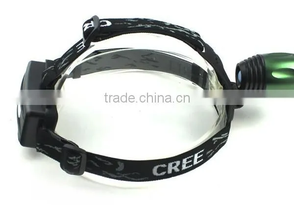 Portable Aluminum Rechargeable Zoom Function Head Torch photo-3