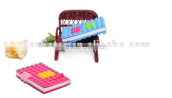 Cute and Colorful Silicone Notebook, Block Design Notebook photo-2