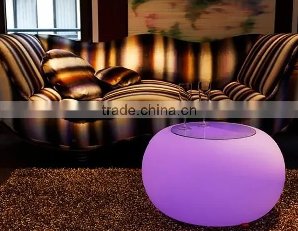 Remote Control Color Changing Led Outdoor Football Table Led Bedroom Funiture Bar Table photo-4