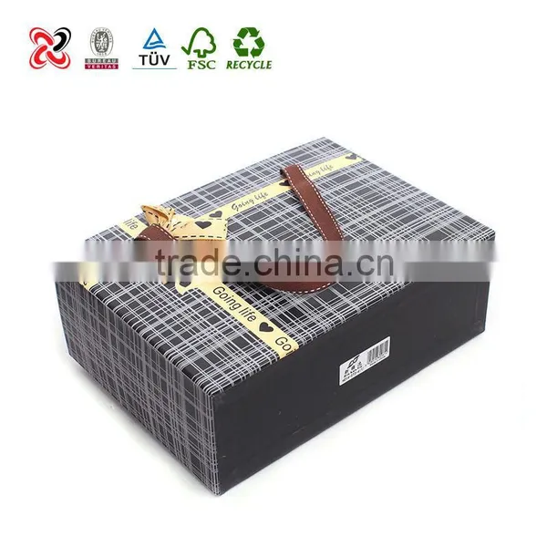 Wholesale Customized Paper Cardboard Suitcase Box With Handle photo-2