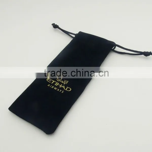Velvet Jewelry Pouch Black photo-2