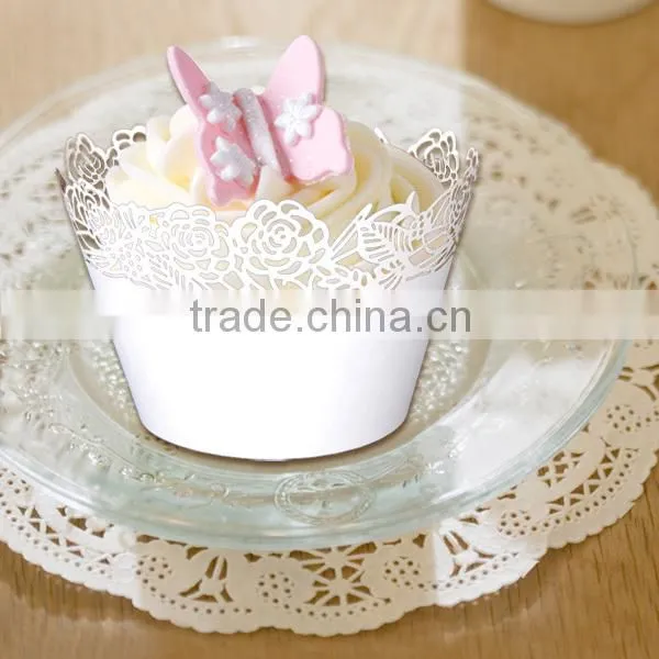 Rose Baking Cups for Cupcakes Cake Decorating Paper for Weddings photo-5