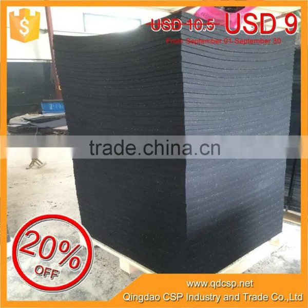 Excellent Elasticity Cheap Gym Black Rubber Mat Price photo-6