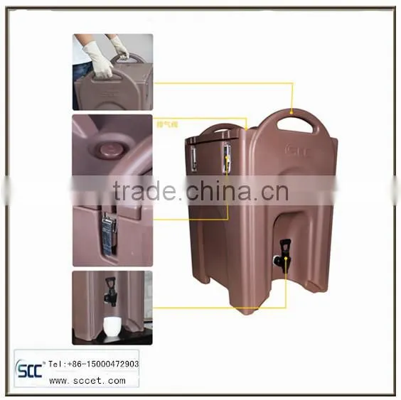 40Liter Commercial Coffee Dispenser, Plastic Tea Coffee Warmer for Buffet photo-3