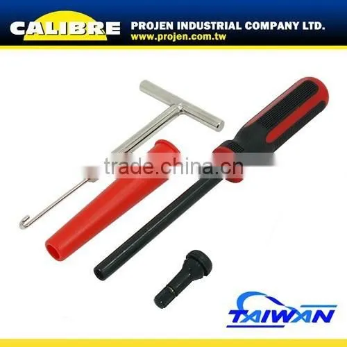 CALIBRE 4pc Car Tyre Repair Tool Tyre Valve Stem Repair Tool