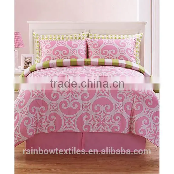Good Quality Caihong Customized Pink Comforter photo-3