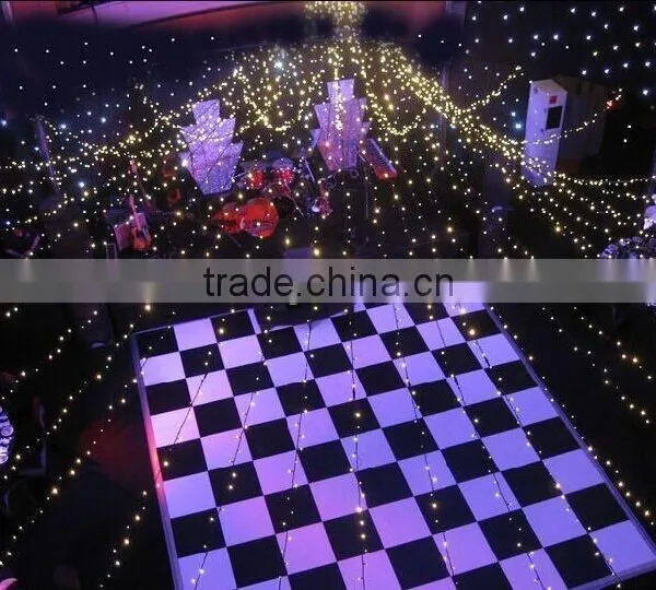 Rental Stage Platform Black White Dance Floor Portable photo-5