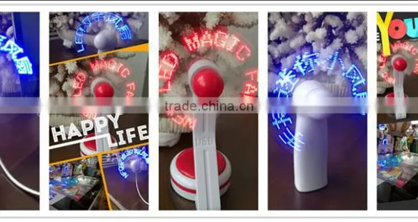 LED Message Fan NFC LED Fan