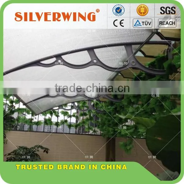 DIY Assembly Plastic Arms Outdoor Canopy Shelter Wind Resistant Awning Factory Parts SILVER WING photo-3
