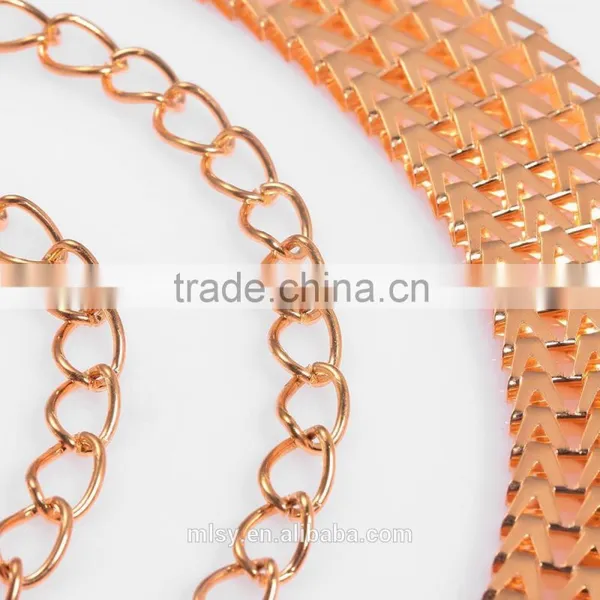 Fancy Exclusive Gold Chains Manufacture Brightness F1-80134 photo-3