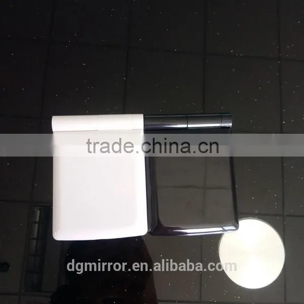 Round Shape and Double Sides Dual Sides Folding Led Makeup Mirror, Make up Double Sided Framed Mirror