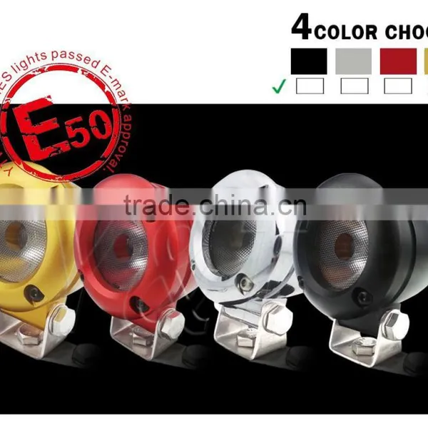 Y&T YTW 10W 10V Black Waterproof LED Projector Light for Motorcycle Turn Signal Light With Spot/Flood Beam photo-5