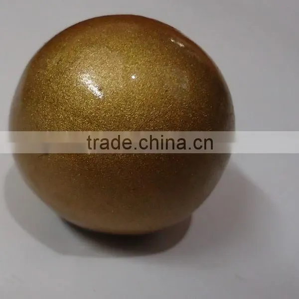 Metallic Finish Handmade Wooden Beads for Bead Stores, Art and Craft Store
