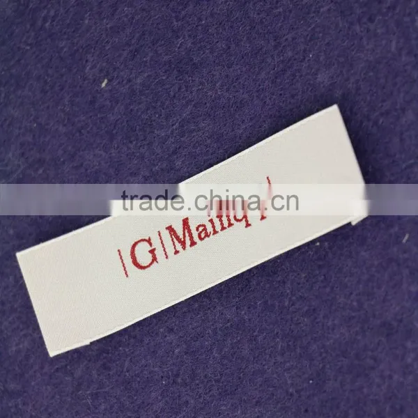 Custom Garment Woven Neck Labels With Brand Name Logo For Clothing photo-2