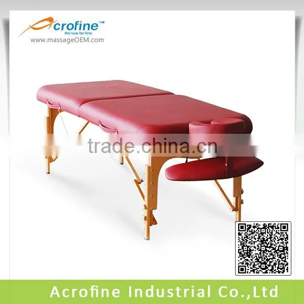 Acrofine Reiki Wooden Portable Massage Table Beauty Salon Wooden Massage Bed photo-2