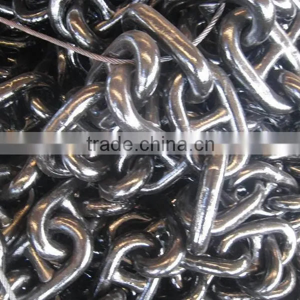 Black Painted Ocean Mooring Anchor Chain photo-4