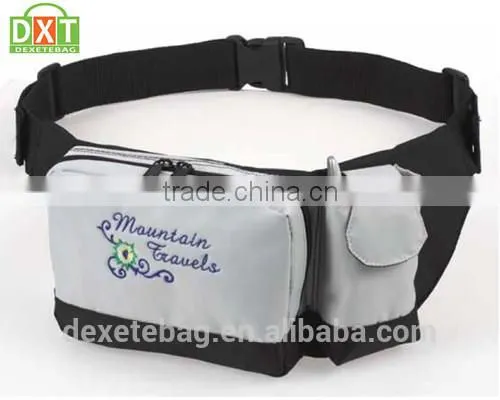 Encai Wholesale Hot Sale Travel Waist Bags / Leisure Money Belt Bag / Passport & Money & Tickets Waist Pack