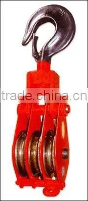 Construction Industrial Tool Spring Hook Chain Snatch Pulley photo-4