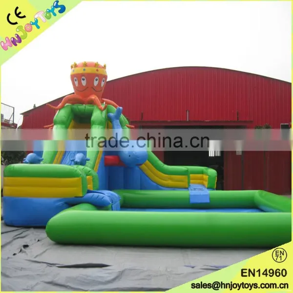 Water Outdoor Trampoline Park Slide Octopus Inflatable Pool photo-3