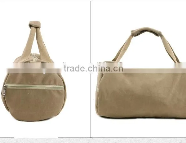 Factory Hot Selling Canvas Travel Handbag Sports Weekend Overnight Carry-on Duffel Gym Bag Luggage photo-3