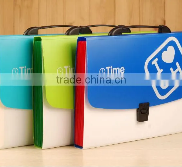 Colorful Decorative Multi-pocket File Folder photo-2