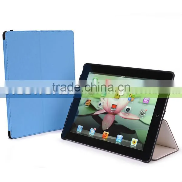 SLIM Trendy Premium Polished PU Leather Stand Book Shell Protection Case Cover for Apple iPad 3