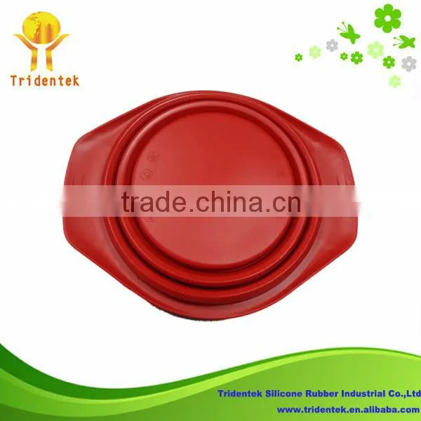Eco-friendly and Kitchen Tool Silicone Collapsible Bowl With Lid photo-2