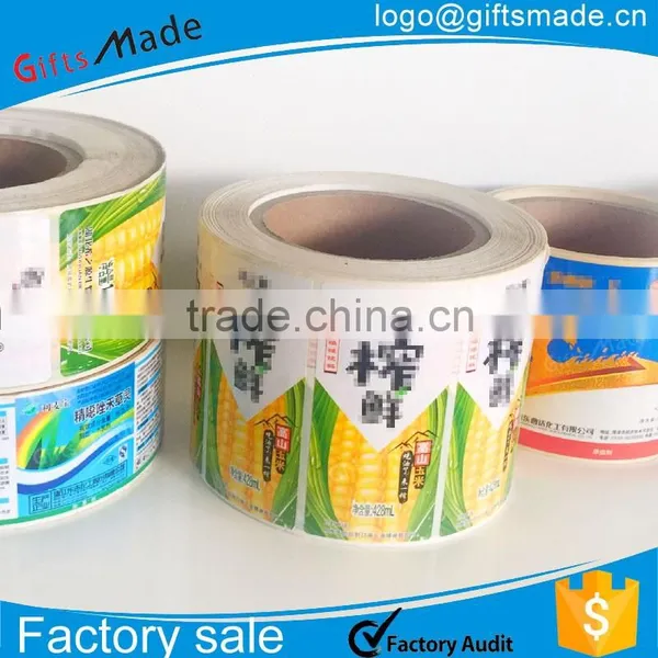 Food Package Sticker Label/colorful Round Dot Label Sticker photo-4