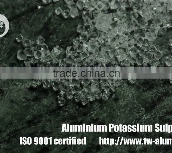 High Qulity Global Sale Allume Di Potassio Aluminium Potassium Sulphate